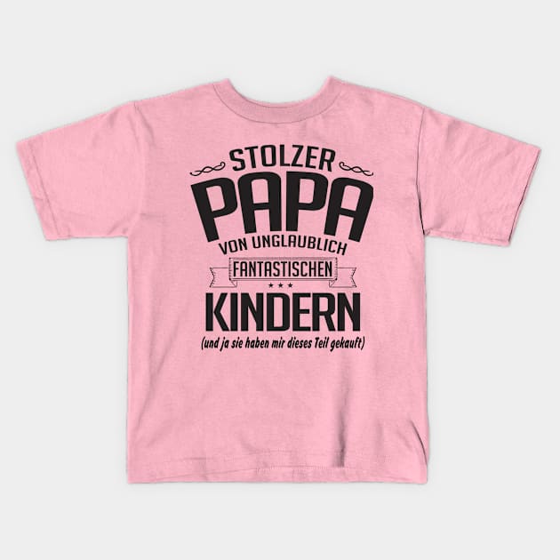 Stolzer papa von unglaublichen (1) Kids T-Shirt by nektarinchen